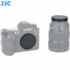 Picture of (2 Packs) JJC Leica L Mount Body Cap, Leica L Rear Lens Cap, Leica L Rear Cap, Leica L T Rear Lens Cover, Panasonic S Body Lens Cap, fits Leica SL TL2 TL T & Panasonic Lumix S1 S1H S1R, Sigma fp