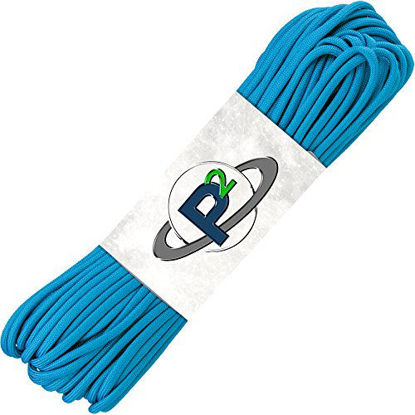 Picture of PARACORD PLANET Mil-Spec Commercial Grade 550lb Type III Nylon Paracord 50 feet Colonial Blue