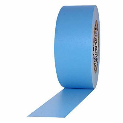 Picture of ProTapes Artist Tape Flatback Printable Paper Board or Console Tape, 60 yds Length x 2" Width, Blue (Pack of 1)