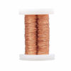 Picture of BNTECHGO 34 AWG Magnet Wire - Enameled Copper Wire - Enameled Magnet Winding Wire - 2 oz - 0.0063" Diameter 1 Spool Coil Natural Temperature Rating 155 Widely Used for Transformers Inductors