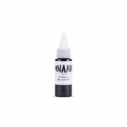 Picture of Dynamic Black Tattoo Ink Bottle 1oz