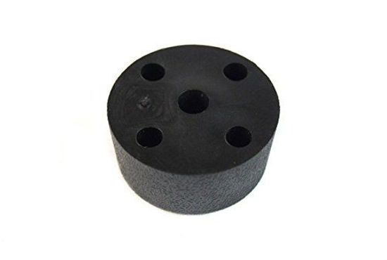 GetUSCart- (4) Round Cabinet Black Rubber Instrument Case Speaker Box ...