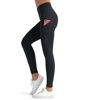 Picture of Dragon Fit High Waist Yoga Leggings with 3 Pockets,Tummy Control Workout Running 4 Way Stretch Yoga Pants (Small, Charcoal Gray)
