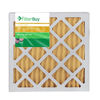 Picture of FilterBuy 10x18x1 MERV 11 Pleated AC Furnace Air Filter, (Pack of 4 Filters), 10x18x1 - Gold