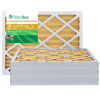 Picture of FilterBuy 10x18x2 MERV 11 Pleated AC Furnace Air Filter, (Pack of 4 Filters), 10x18x2 - Gold