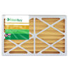 Picture of FilterBuy 15x25x4 MERV 11 Pleated AC Furnace Air Filter, (Pack of 4 Filters), 15x25x4 - Gold