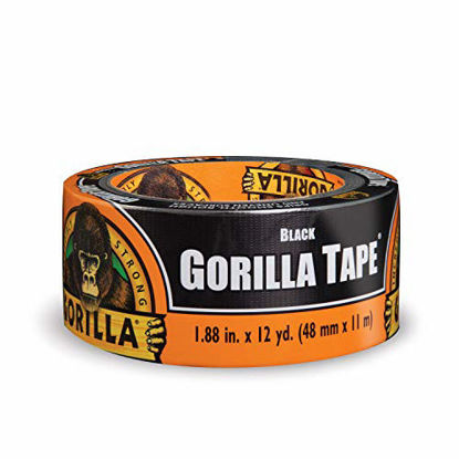 Picture of Gorilla Black Duct Tape, 1.88" x 12 yd, Black, (Bulk Pack of 24)