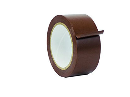 Picture of WOD VTC365 Brown Vinyl Pinstriping Tape, 3 inch x 36 yds. for School Gym Marking Floor, Crafting, Stripping Arcade1Up, Vehicles and More