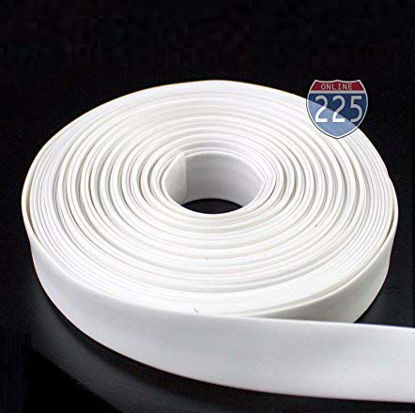 Picture of 50 FT 1" 25mm Polyolefin White Heat Shrink Tubing 2:1 Ratio