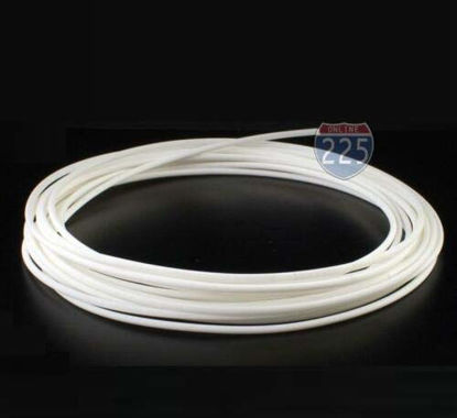 Picture of 20 FT 1/8" 3mm Polyolefin White Heat Shrink Tubing 2:1 Ratio