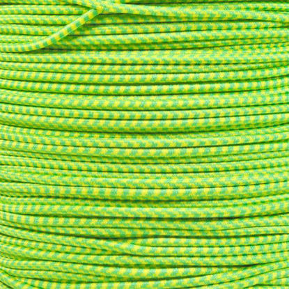 Picture of PARACORD PLANET Elastic Bungee Nylon Shock Cord 2.5mm 1/32", 1/16", 3/16", 5/16", 1/8, 3/8", 5/8", 1/4", 1/2 inch Crafting Stretch String 10 25 50 & 100 Foot Lengths Made in USA