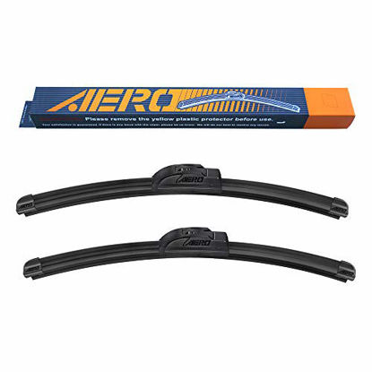 Picture of AERO 22" + 16" OEM Quality Premium All-Season Beam Windshield Wiper Blades (Set of 2)