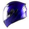 Picture of 1Storm Motorcycle Modular Full Face Helmet Flip up Dual Visor Sun Shield: HB89 Glossy Blue