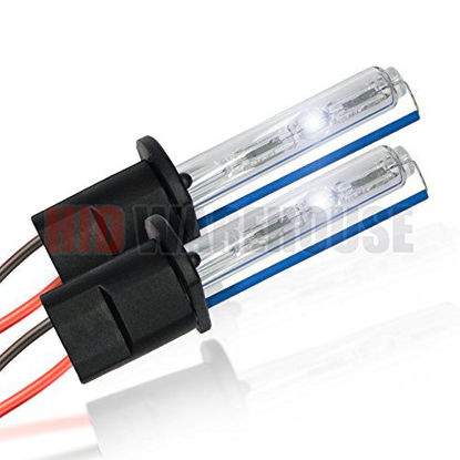 Picture of HID-Warehouse HID Xenon Replacement Bulbs - H1 8000K - Medium Blue (1 Pair) - 2 Year Warranty