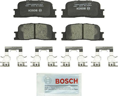 Picture of Bosch BC885 QuietCast Premium Ceramic Disc Brake Pad Set For: Lexus ES300, ES330; Toyota Camry, Highlander, Rear