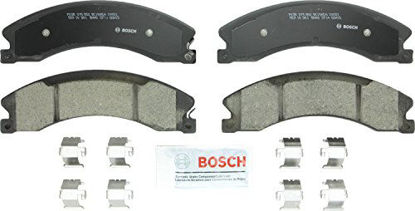 Picture of Bosch BC1565A QuietCast Premium Ceramic Disc Brake Pad Set For Nissan: 2012-2017 NV1500, 2012-2017 NV2500, 2012-2017 NV3500, 2016-2017 Titan XD; Rear