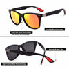Picture of LINVO Retro Brand Design 80's Classic Style Polarized Sunglasses for Men Women
