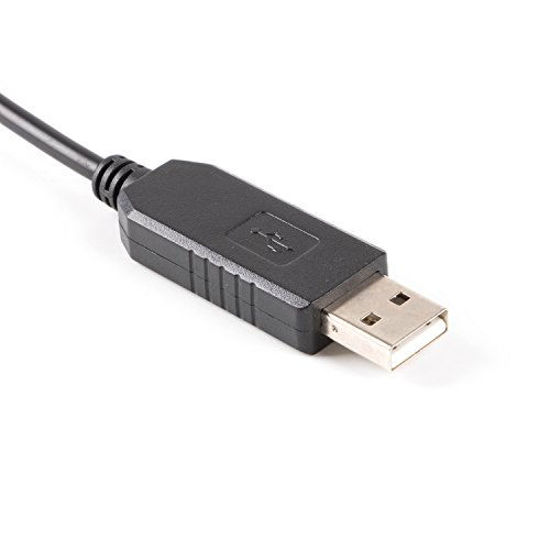 GetUSCart PL2303TA USB RS232 to DB9 Cross Wired Rollover Null Modem