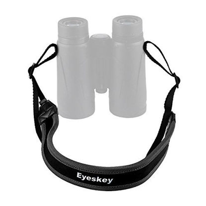Picture of TROSCAS Super Comfort Neoprene Optic Straps | Loop Connectors | Field Repair Buckle | Lightweight | Adjustable Length Neck Straps for Binoculars Cameras (Type 4)