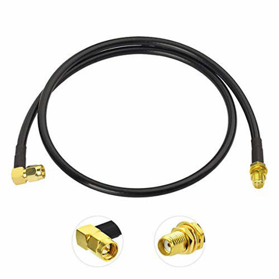 GetUSCart Bingfu Ham Radio Antenna Extension Relocation Cable SMA Male