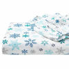 Picture of Eddie Bauer - Flannel Collection - 100% Premium Cotton Bedding Sheet Set, Pre-Shrunk & Brushed For Extra Softness, Comfort, and Cozy Feel, Twin, Tossed Snowflake