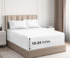 Picture of Extra Deep Pocket Sheets - 4 Piece Sheet Set - Twin XL Sheets Deep Pocket - Extra Deep Pocket XL Twin Sheets - Deep Fitted Sheet Set - Extra Deep Pocket Twin XL Size Sheets - Fits Extra Deep Mattress
