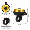 Picture of Accmor Classic Bike Bell, Aluminum Bicycle Bell, Loud Crisp Clear Sound Bicycle Bike Bell for Adults Kids