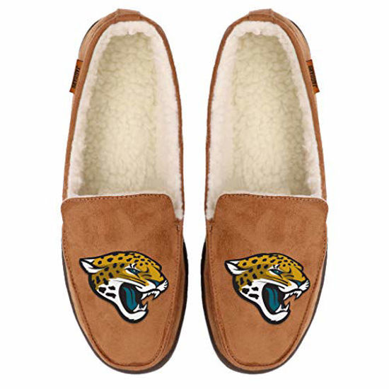 Picture of Jacksonville Jaguars NFL Mens Exclusive Beige Moccasin - M