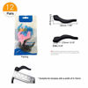 Picture of SMARTTOP Eyeglasses Ear Grip - Soft Comfortable Anti-slip Holder- Silicone Ear Hook Eyeglass Temple Tips Sleeve Retainer for Glasses, Sunglasses, 12 pairs 4 Color)
