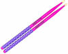 Picture of GRIP STIX 15" Long PINK With PURPLE Non-Slip Grip DRUMSTICKS - Ideal for All Drumming; Cardio, Aerobic and Fitness Exercises