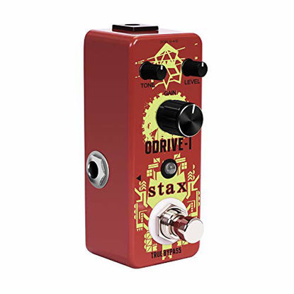 Picture of Stax Guitar Blues Overdrive Pedal Classic Overdrive Effect Pedals For Electric Guitar Mini Size True Bypass