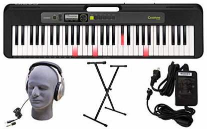 Picture of Casio LK-S250 61-Key Premium Lighted Keyboard Pack with Stand, Headphones & Power Supply (CAS LKS250 PPK)