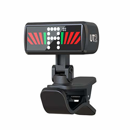 Picture of KLIQ Ultra-TinyTuner (UT2), Micro Clip-On Tuner - for use with Guitar, Ukulele, Violin, Bass and all other stringed instruments
