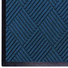 Picture of WaterHog Diamond | Commercial-Grade Entrance Mat with Rubber Border - Indoor/Outdoor, Quick Drying, Stain Resistant Door Mat (Navy, 3' x 6')