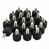 Picture of RuiLing 20pcs 6#-326 PC Case Thumb Screws Phillips Head Toolless Adjustment Hand-Tighten Computer Screw Black