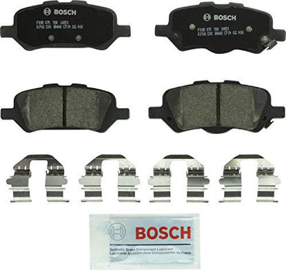 Picture of Bosch BC1402 QuietCast Premium Ceramic Disc Brake Pad Set For 2009-2016 Toyota Venza; Rear