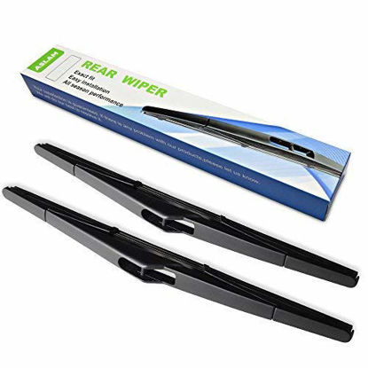 Picture of Rear Wiper Blade,ASLAM 12 for Ford Focus 2012-2015 Rear Wipers and 2011-2015 Ford Fiesta Rear Windshield Wiper Blades,Exact Fit(Pack of 2)