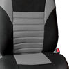 Picture of FH Group FB068102 Premium 3D Air Mesh Seat Covers (Gray) Front Set with Gift - Universal Fit for Cars, Trucks, SUVs