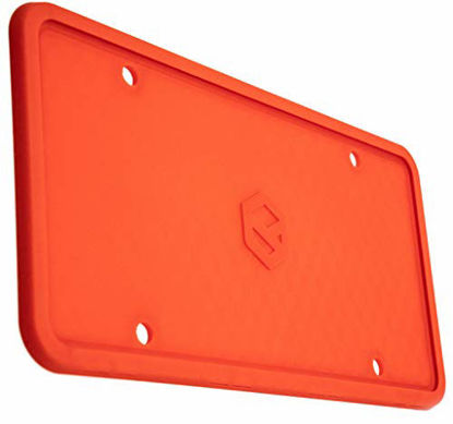 Picture of Rightcar Solutions Flawless Silicone License Plate Frame - Rust-Proof. Rattle-Proof. Weather-Proof. - Red