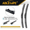Picture of ABLEWIPE Windshield Hybird Wiper 24" + 20" Front Window Wiper Blades Model 18O13B(Set of 2)