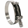 Picture of Roadformer 3.75" T-Bolt Hose Clamp - Working Range 102mm - 110mm for 3.75" Hose ID, Stainless Steel Bolt, Stainless Steel Band Floating Bridge and Nylon Insert Locknut (102mm - 110mm, 2 pack)