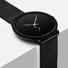 Picture of Mens Watches Ultra-Thin Minimalist Waterproof-Fashion Wrist Watch for Men Unisex Dress with Stainless Steel Mesh Band-Silver Hands