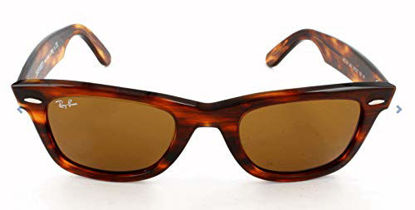 Picture of Ray-Ban 0RB2140 Original Wayfarer Sunglasses, Light Tortoise, 50mm