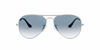 Picture of Ray-Ban Unisex-Adult RB3025 Classic Sunglasses, Silver/Light Blue Gradient, 62 mm