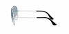 Picture of Ray-Ban Unisex-Adult RB3025 Classic Sunglasses, Silver/Light Blue Gradient, 62 mm