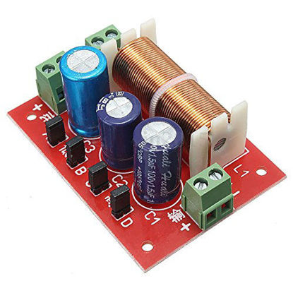 Picture of Qianson 400W Adjustable Treble/Bass Frequency Divider Distributor 2-Way Speaker Audio Crossover Filters