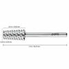 Picture of Premium Pana 3/32" Tapered Barrel Carbide Nail Bit -For Electric Dremel Drill Machine, Nail Art Design, Manicure, Pedicure, Nail File, Cuticle Clean etc. (Coarse Grit- Silver)