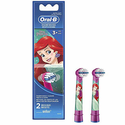 Picture of Oral-B Kids Extra Soft Replacement Brush Heads featuring Disney Princesses, Ages 3+, 2 count