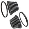 Picture of Filter Ring Adapter, K&F Concept 18pcs Camera Lens Filter Metal Stepping Rings kit (Includes 9pcs Step Up Ring Set + 9pcs Step Down Ring Set) Black
