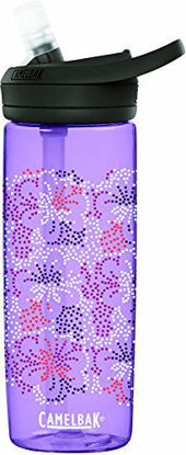 Picture of CamelBak eddy+ BPA Free Water Bottle, 20 oz, Dotted Floral